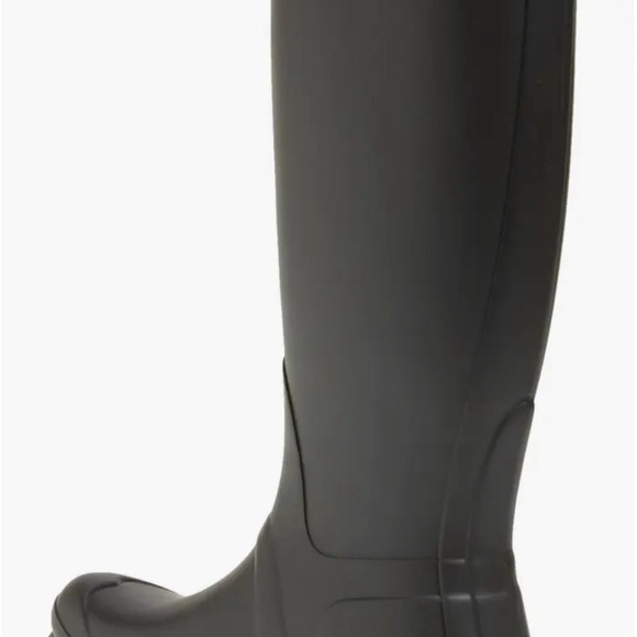 Hunter Tall Matte Black Waterproof Rain Boots - Picture 3 of 6
